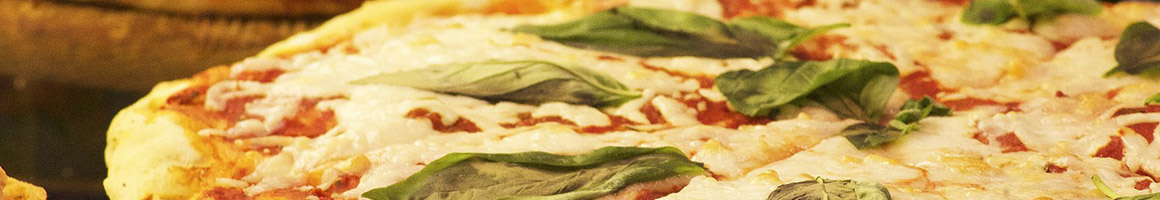 Eating Italian Pizza at Pepperoni Express restaurant in Shrewsbury, MA.